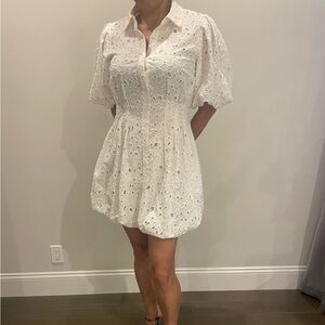 Simkhai Elegant White Lace Dress